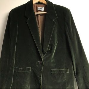 koret jacket green with one button